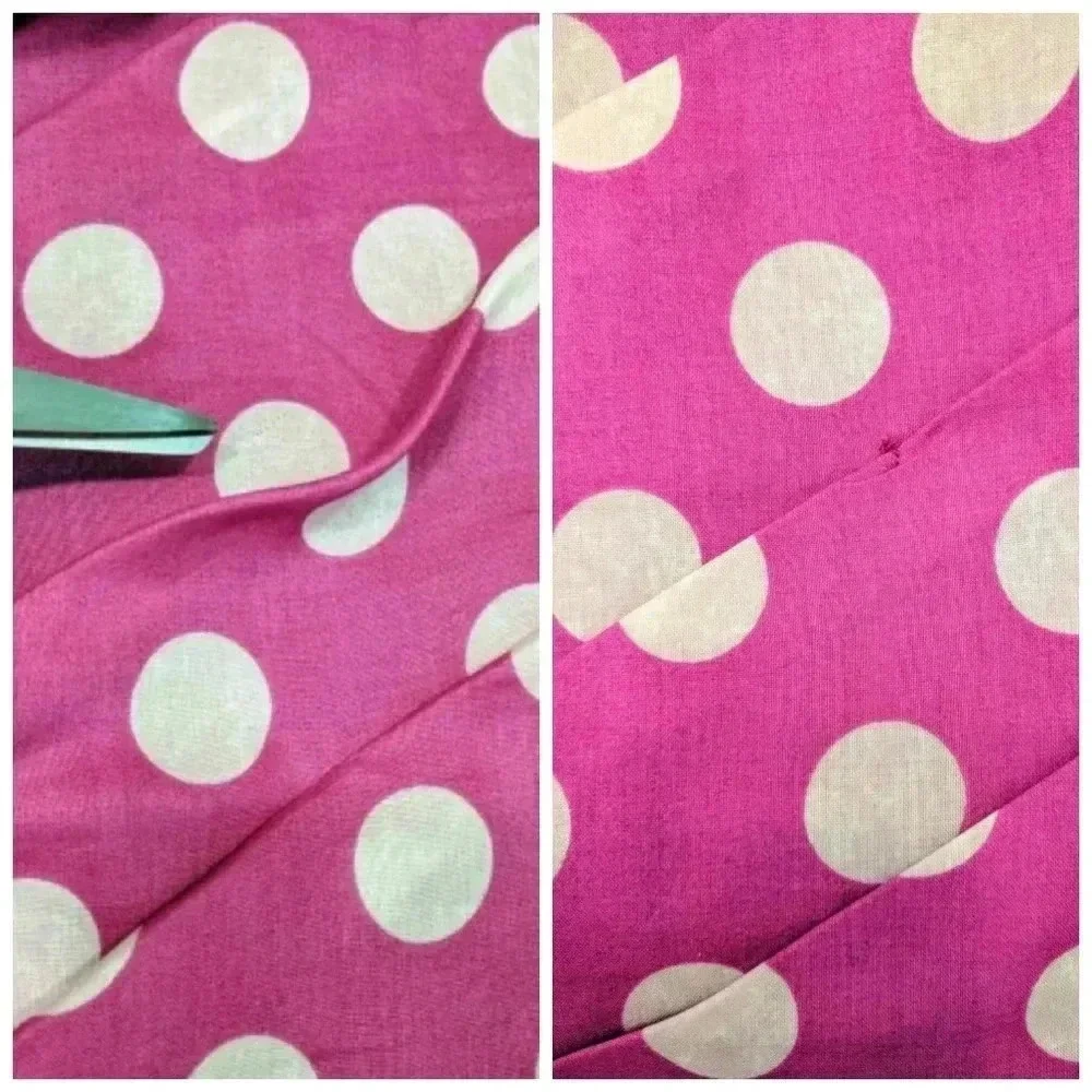 Anthropologie Leifsdottir Pink Polka Dot Dress - Picture 8 of 8